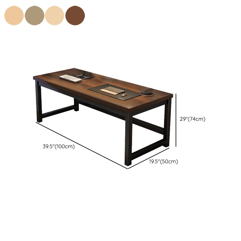 Wooden Rectangular Writing Desk Home Industrial Computer Desk