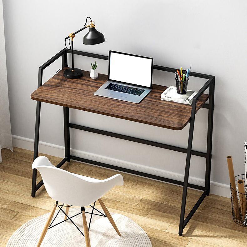 21" Wide Contemporary Writing Desk Folding Wooden Office Desk