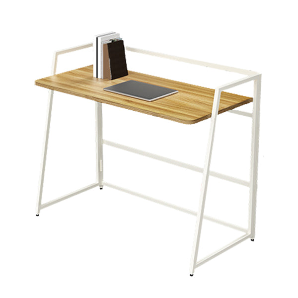 21" Wide Contemporary Writing Desk Folding Wooden Office Desk