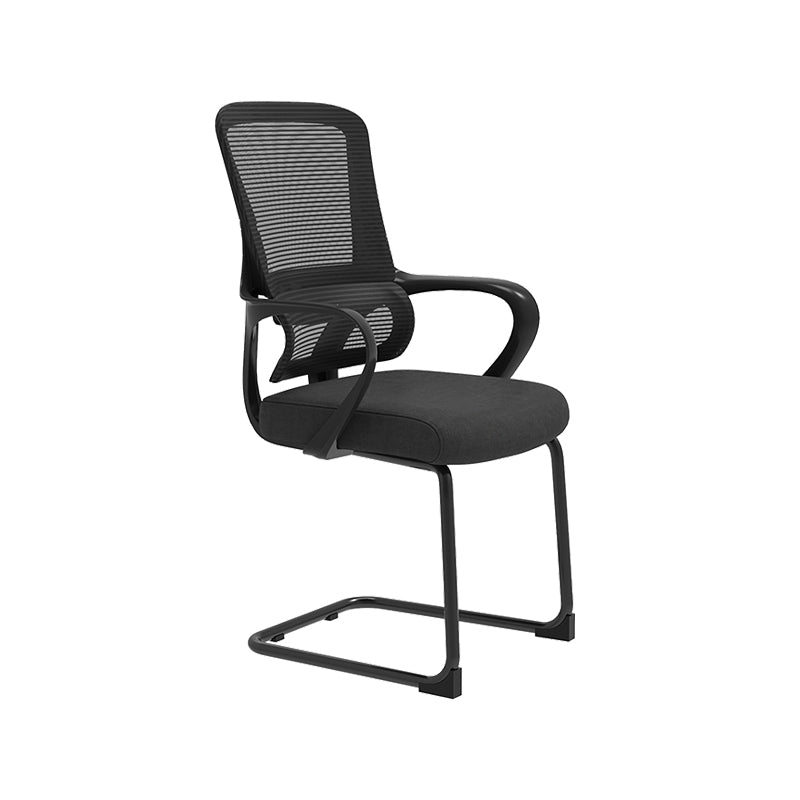 Office Ergonomic Mesh Task Chair Modern High Back Fixed Arms Desk Chair