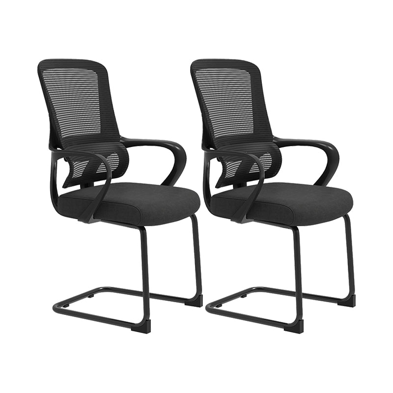 Office Ergonomic Mesh Task Chair Modern High Back Fixed Arms Desk Chair