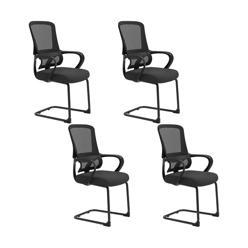 Office Ergonomic Mesh Task Chair Modern High Back Fixed Arms Desk Chair