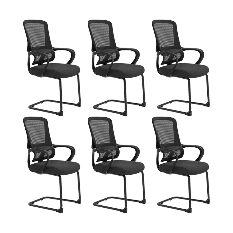 Office Ergonomic Mesh Task Chair Modern High Back Fixed Arms Desk Chair