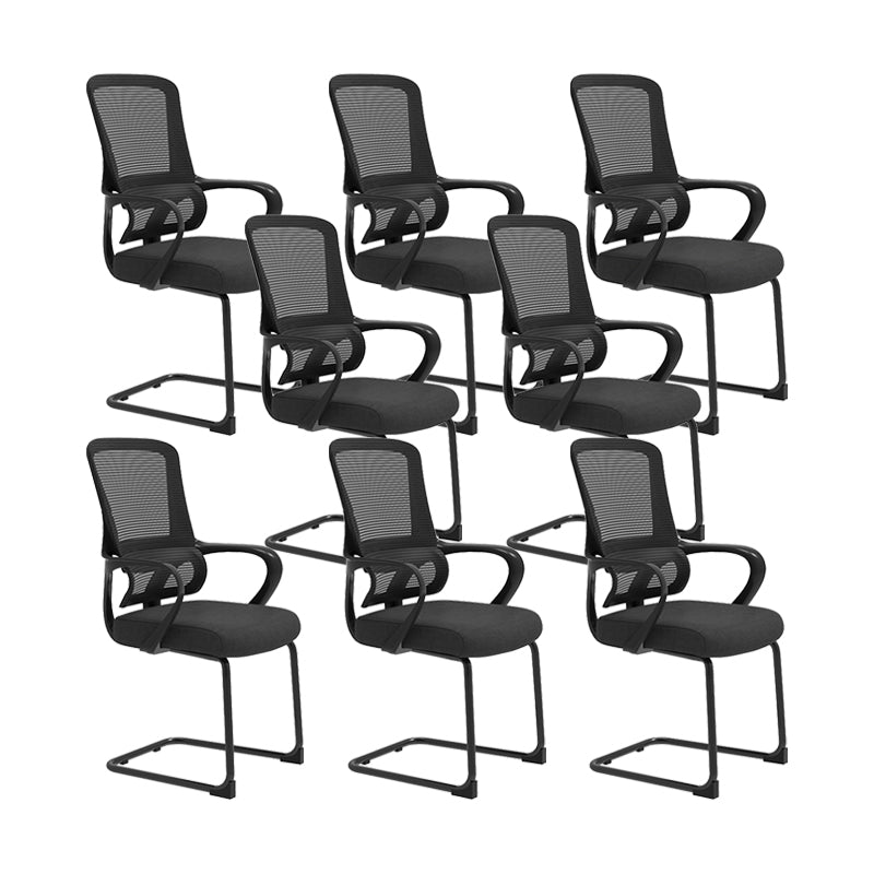 Office Ergonomic Mesh Task Chair Modern High Back Fixed Arms Desk Chair