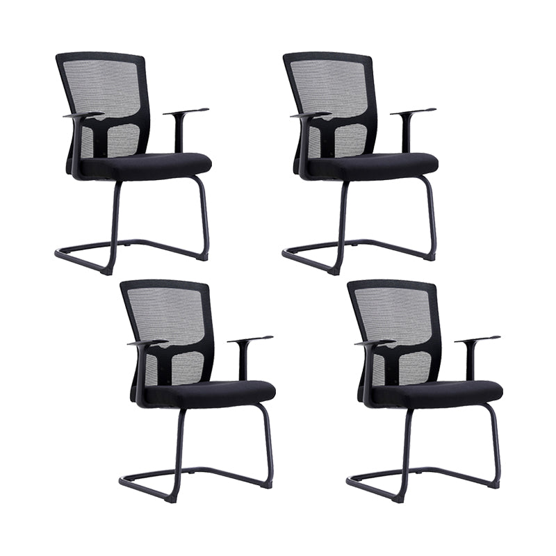 23" Wide Modern Desk Chair Breathable AirGrid Black Office Chair