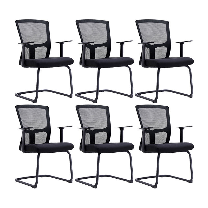 23" Wide Modern Desk Chair Breathable AirGrid Black Office Chair