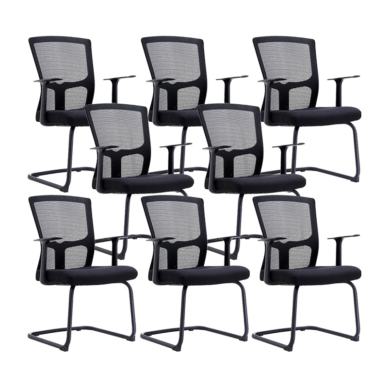 23" Wide Modern Desk Chair Breathable AirGrid Black Office Chair