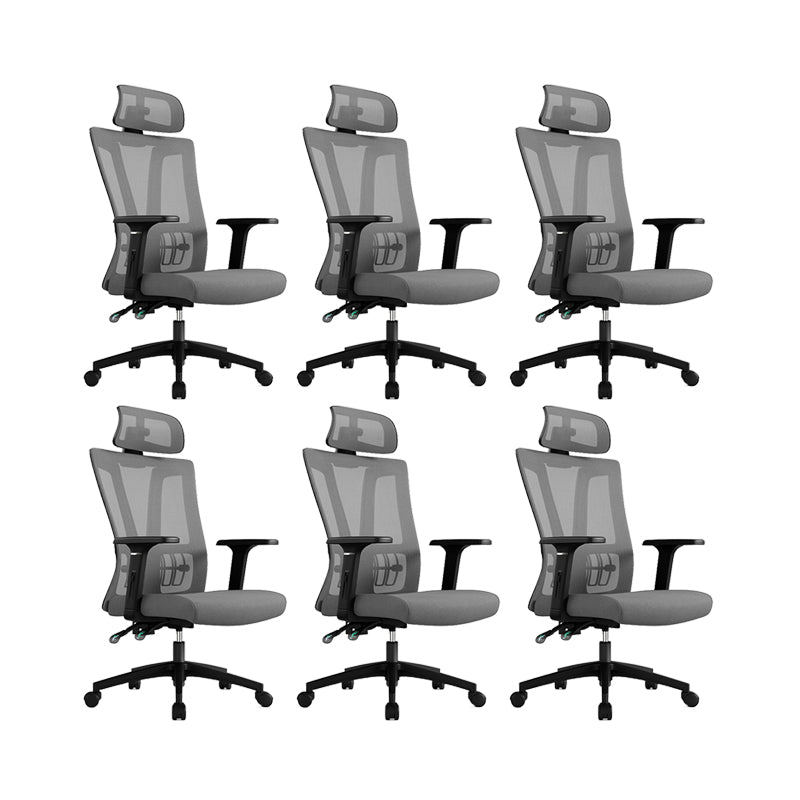 Modern High Back Swivel Chair Office Adjustable Arms Ergonomic Mesh Task Chair