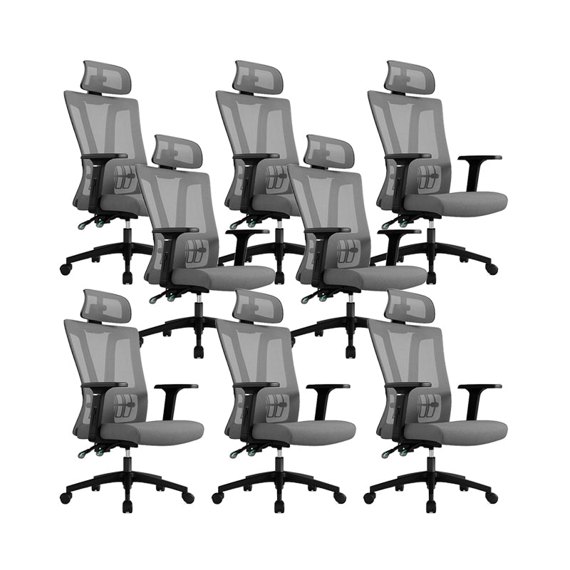 Modern High Back Swivel Chair Office Adjustable Arms Ergonomic Mesh Task Chair