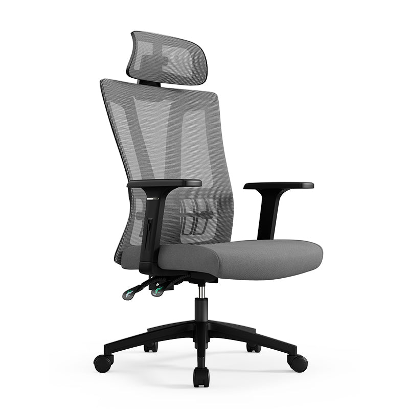 Modern High Back Swivel Chair Office Adjustable Arms Ergonomic Mesh Task Chair