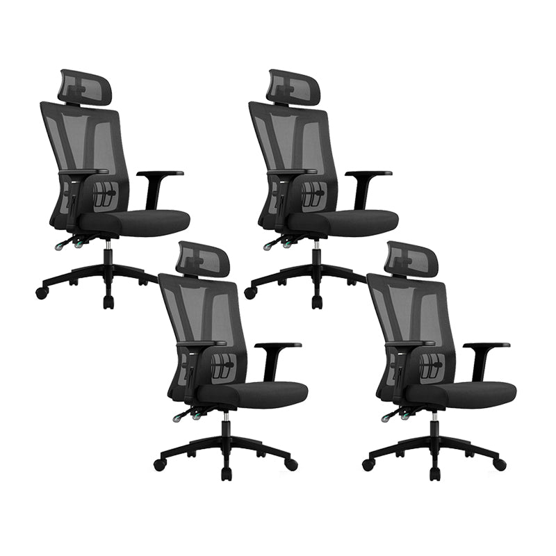 Modern High Back Swivel Chair Office Adjustable Arms Ergonomic Mesh Task Chair