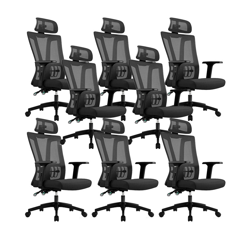 Modern High Back Swivel Chair Office Adjustable Arms Ergonomic Mesh Task Chair