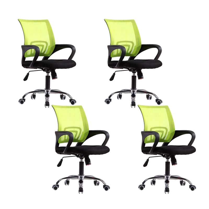 Mid Back Swivel Lumbar Support Desk Chair Breathable AirGrid Office Chair