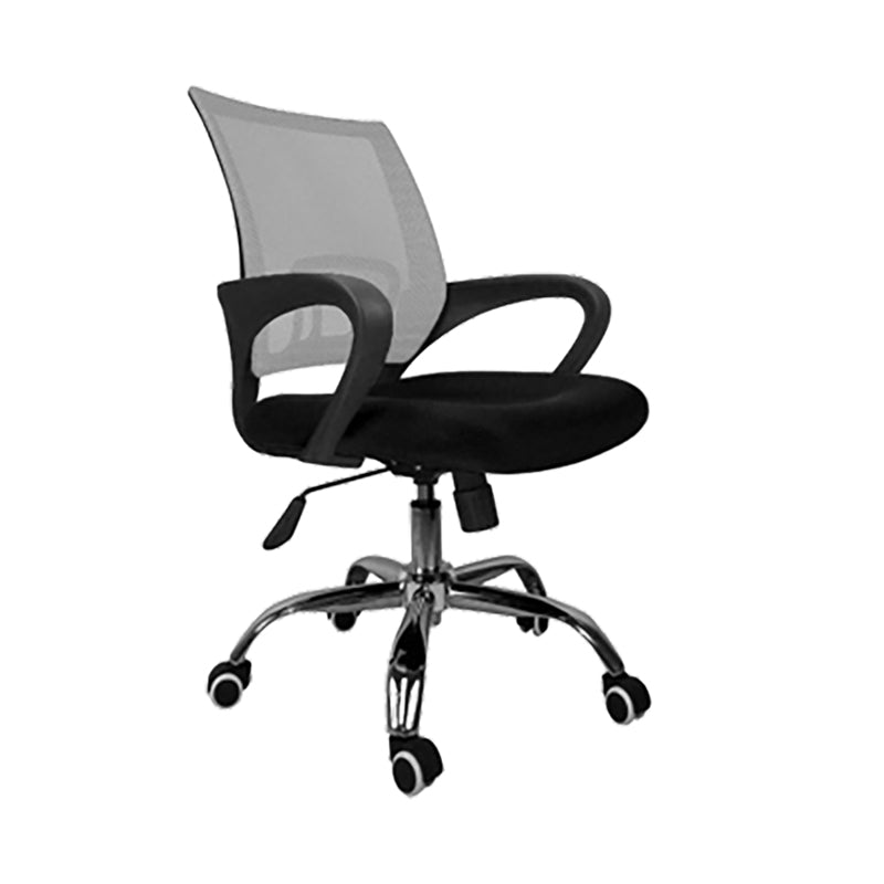 Mid Back Swivel Lumbar Support Desk Chair Breathable AirGrid Office Chair