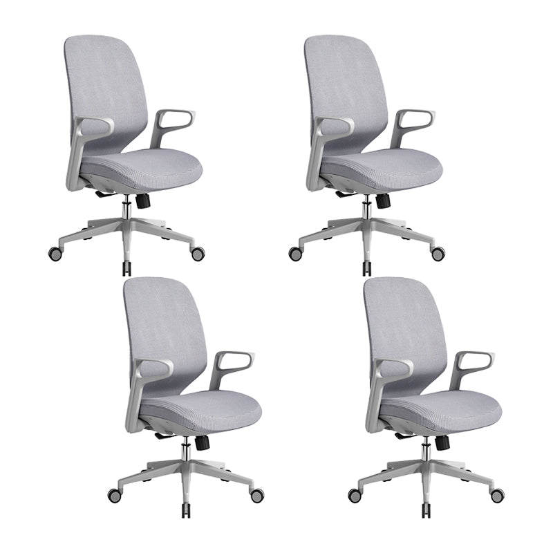 Contemporary Adjustable Microfiber Swivel Chair Conference High Back Office Chair