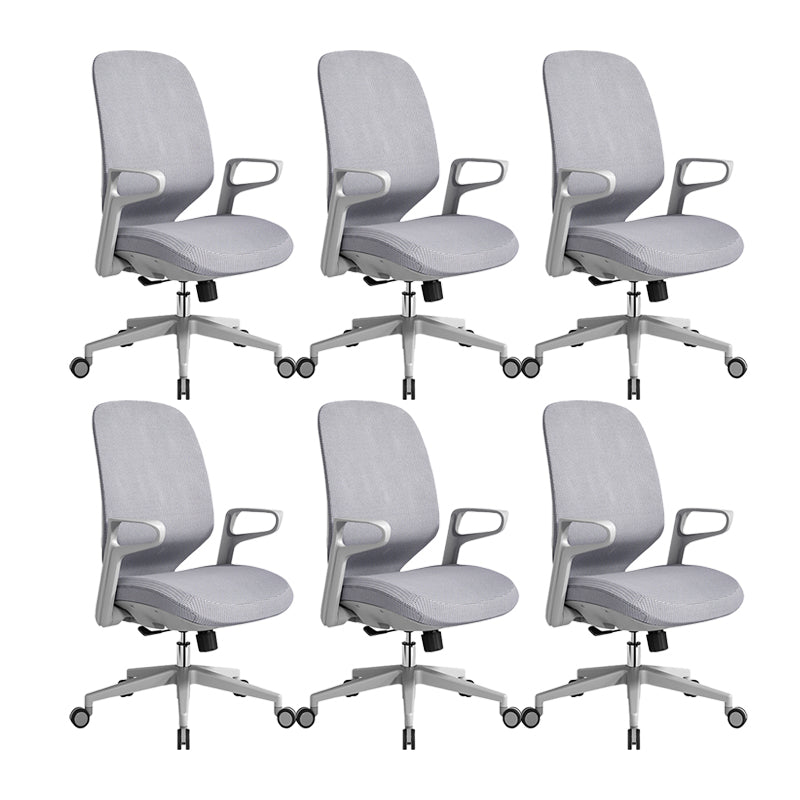 Contemporary Adjustable Microfiber Swivel Chair Conference High Back Office Chair