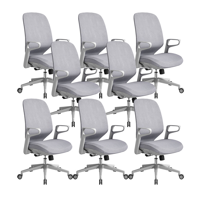 Contemporary Adjustable Microfiber Swivel Chair Conference High Back Office Chair