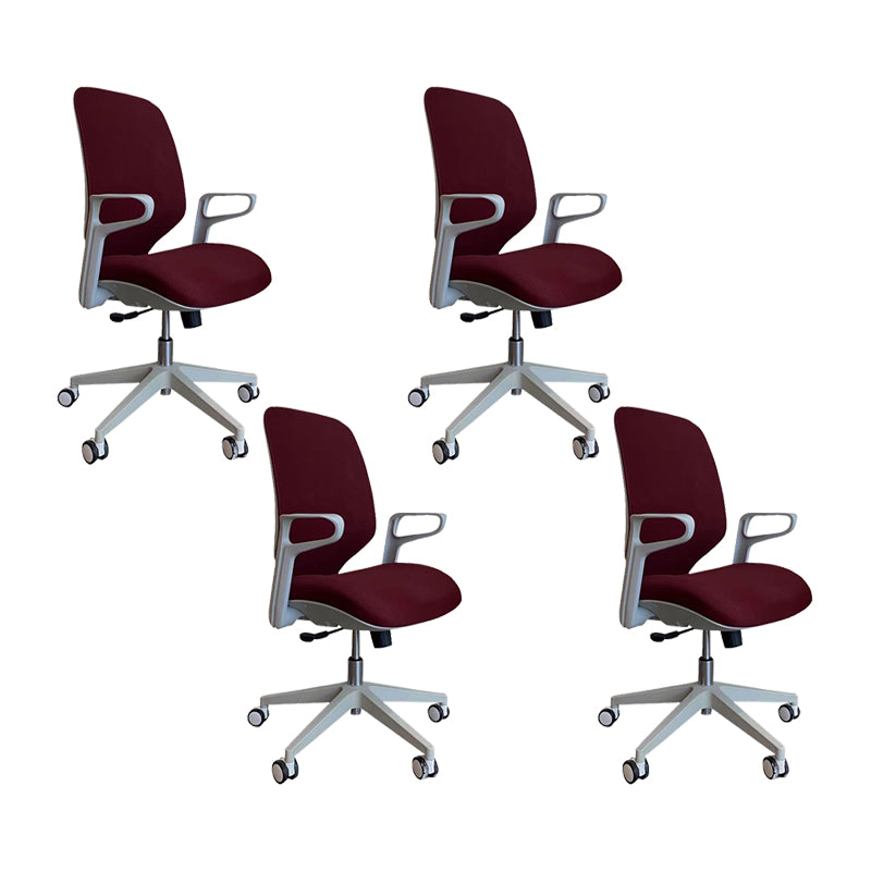 Contemporary Adjustable Microfiber Swivel Chair Conference High Back Office Chair