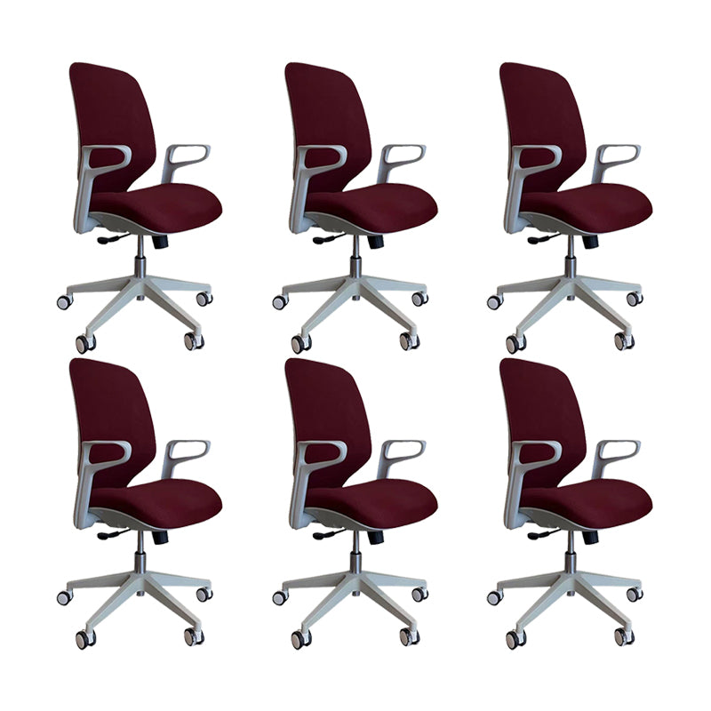 Contemporary Adjustable Microfiber Swivel Chair Conference High Back Office Chair