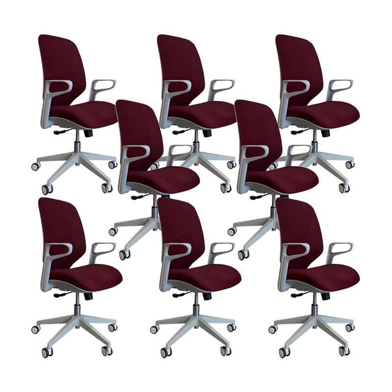 Contemporary Adjustable Microfiber Swivel Chair Conference High Back Office Chair