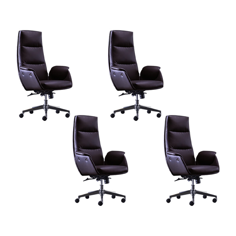 Office High Back Managers Chair Modern Armless Upholstered Executive Chair