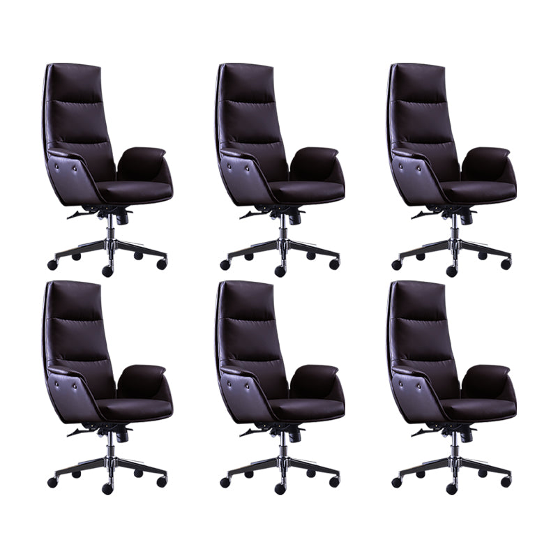 Office High Back Managers Chair Modern Armless Upholstered Executive Chair