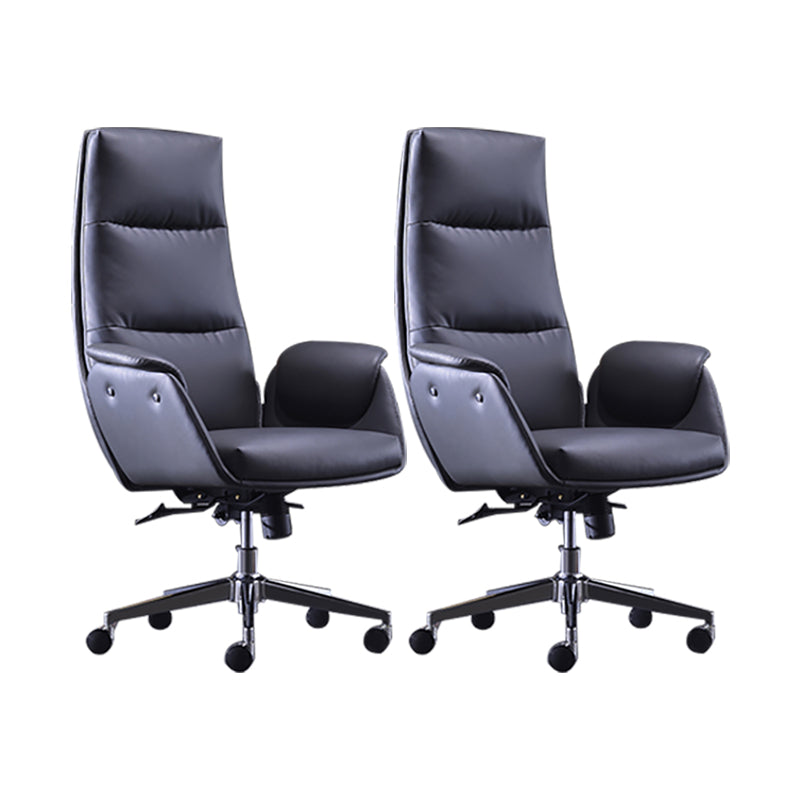 Office High Back Managers Chair Modern Armless Upholstered Executive Chair