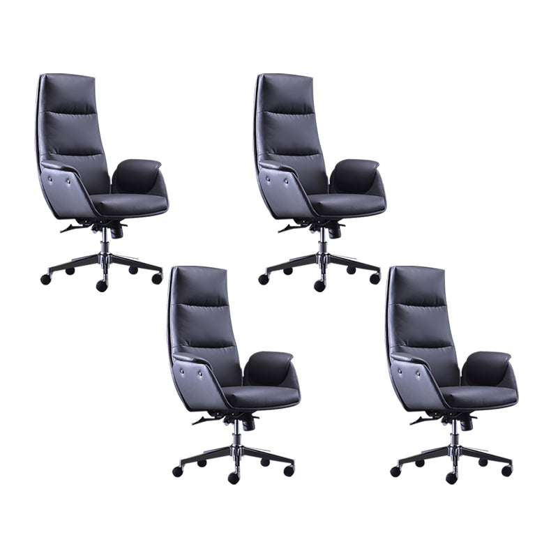 Office High Back Managers Chair Modern Armless Upholstered Executive Chair