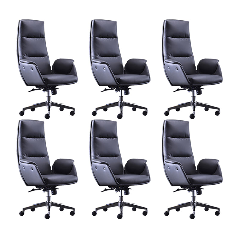 Office High Back Managers Chair Modern Armless Upholstered Executive Chair