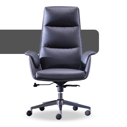 Office High Back Managers Chair Modern Armless Upholstered Executive Chair