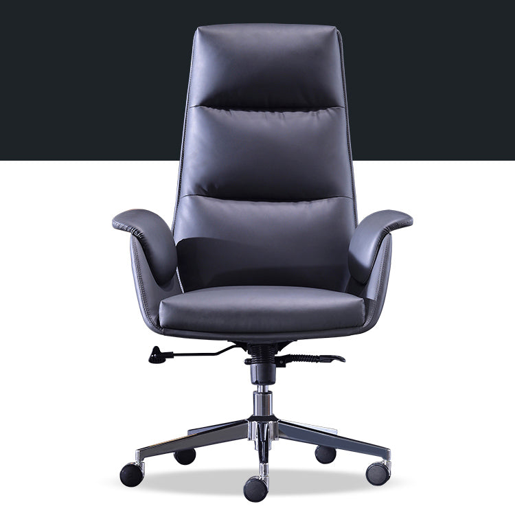 Office High Back Managers Chair Modern Armless Upholstered Executive Chair