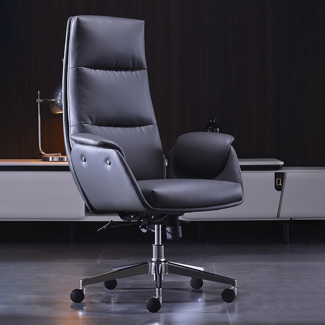 Office High Back Managers Chair Modern Armless Upholstered Executive Chair