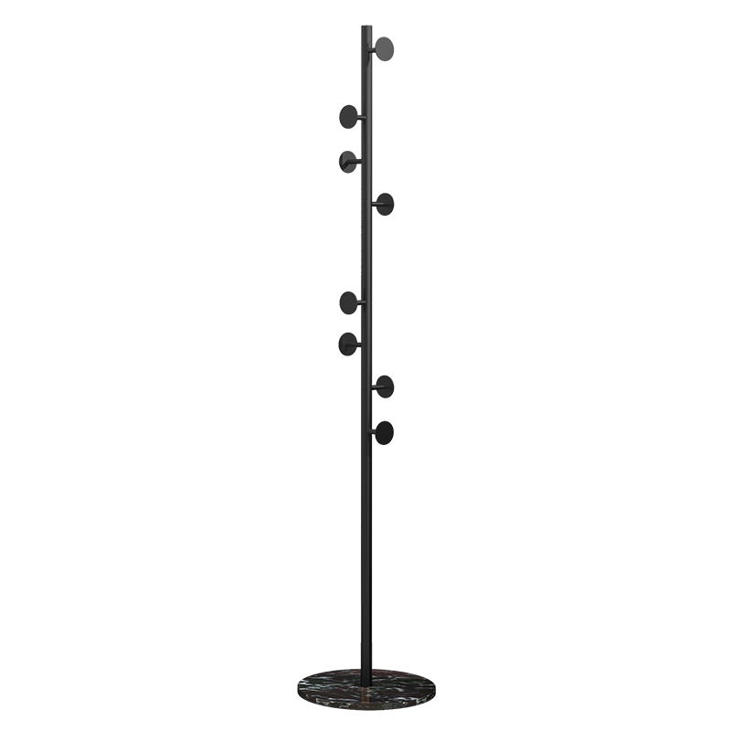 Modern Hall Stand Metal Free Standing with Hooks Entry Hall Tree