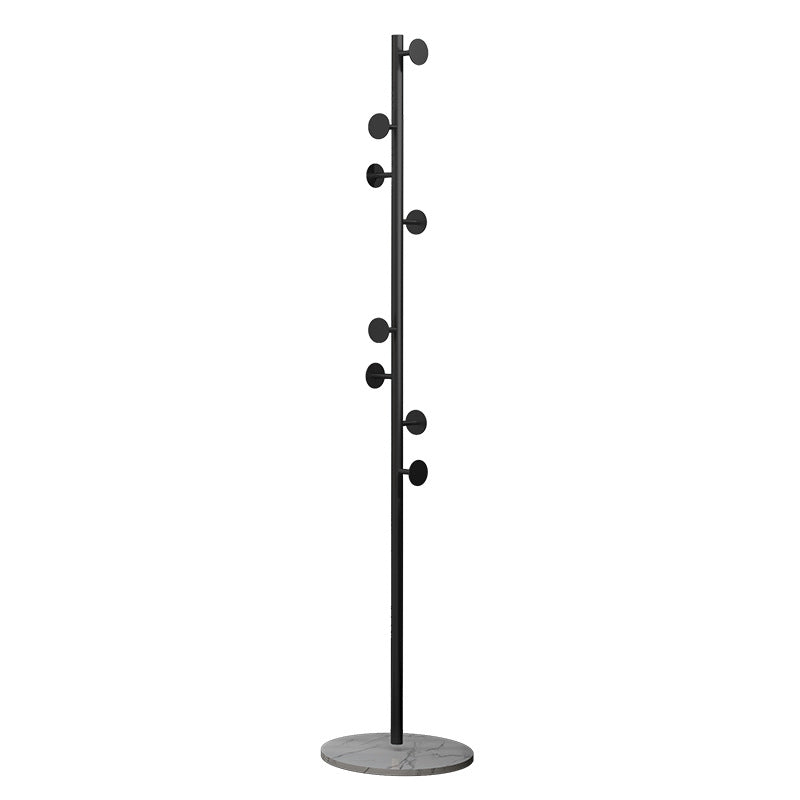 Modern Hall Stand Metal Free Standing with Hooks Entry Hall Tree