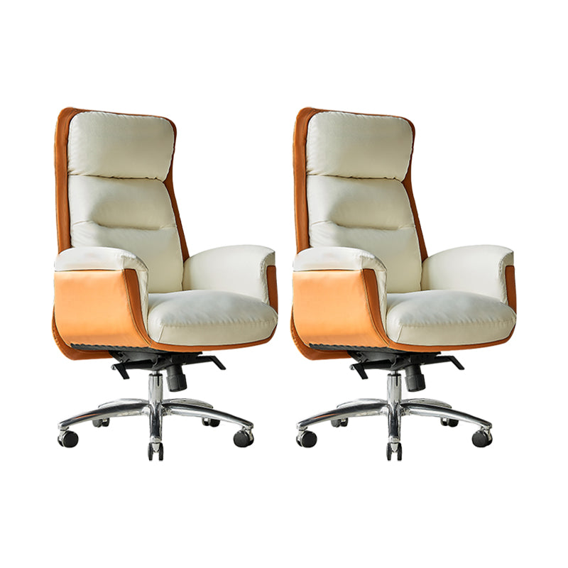 Padded Arms Executive Chair Modern Office High Back Managers Chair