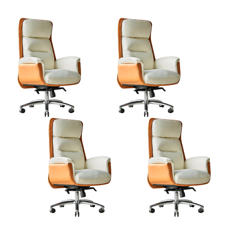 Padded Arms Executive Chair Modern Office High Back Managers Chair