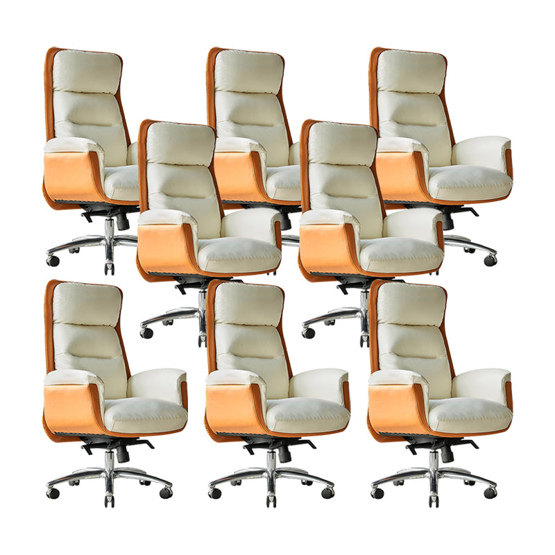 Padded Arms Executive Chair Modern Office High Back Managers Chair