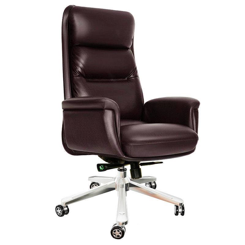 Padded Arms Executive Chair Modern Office High Back Managers Chair