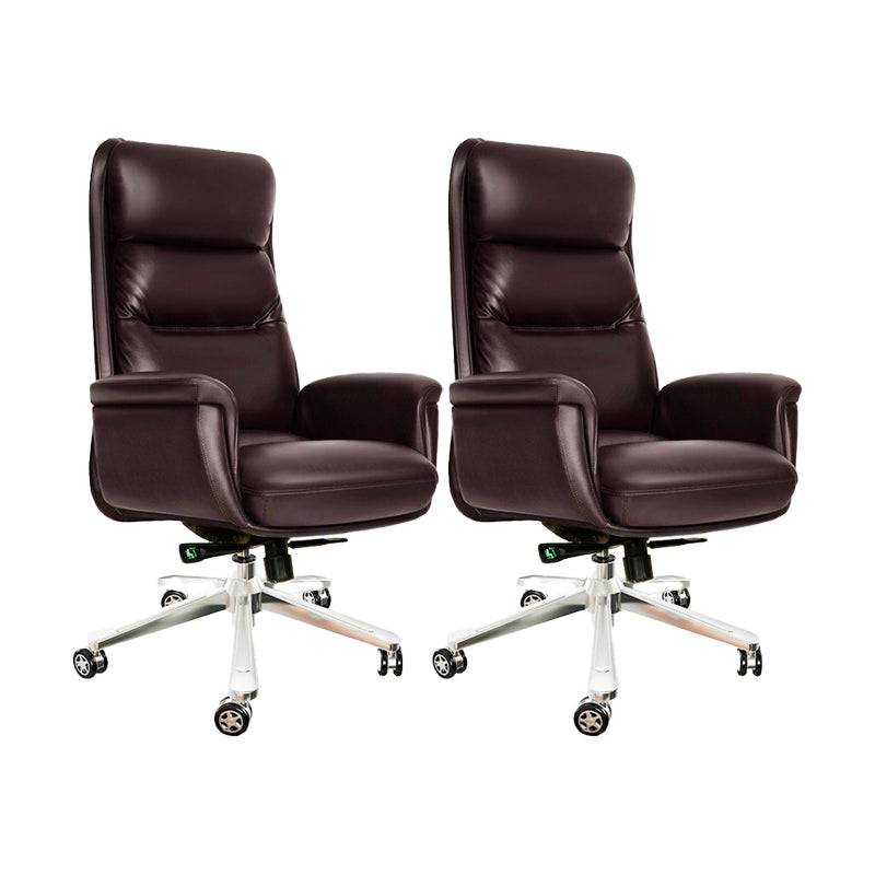 Padded Arms Executive Chair Modern Office High Back Managers Chair