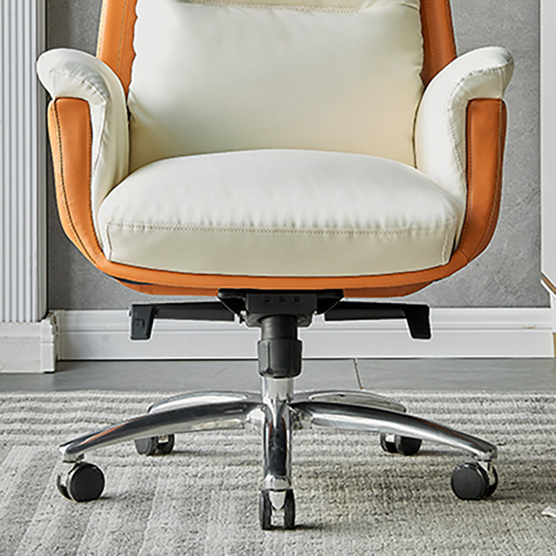 Padded Arms Executive Chair Modern Office High Back Managers Chair