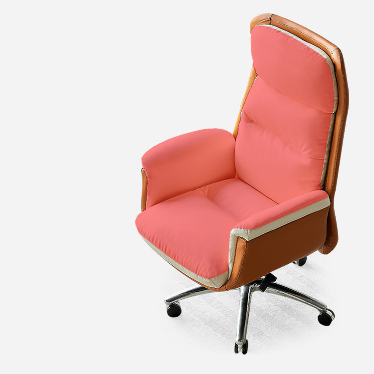 Padded Arms Executive Chair Modern Office High Back Managers Chair