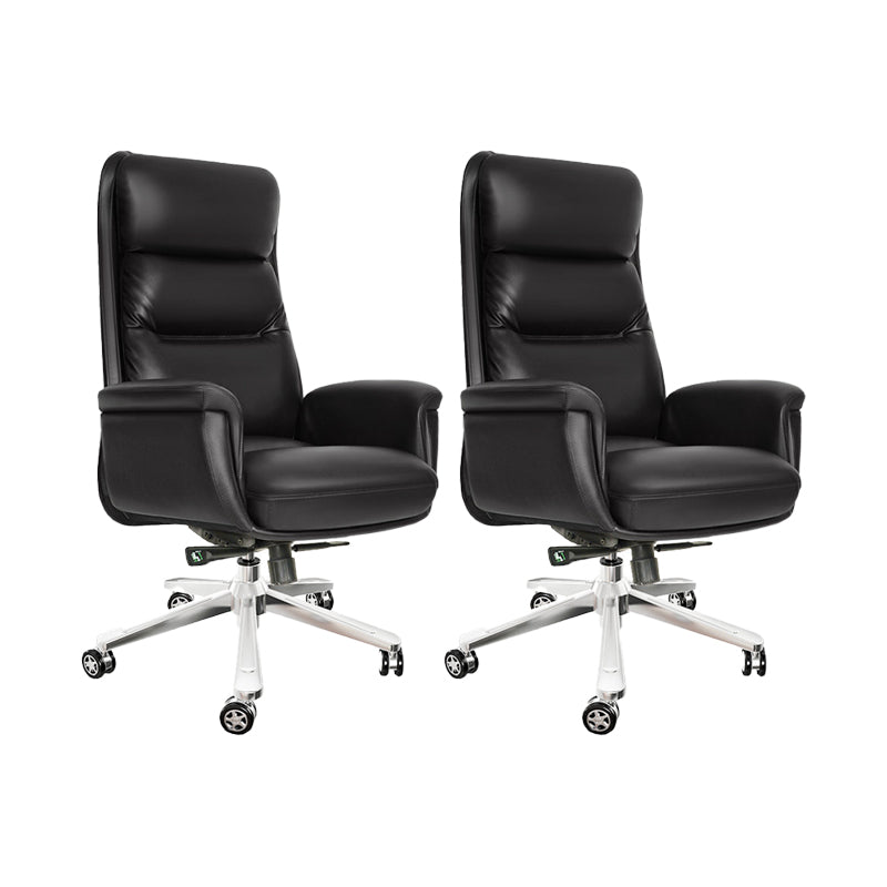 Padded Arms Executive Chair Modern Office High Back Managers Chair