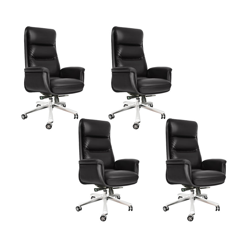 Padded Arms Executive Chair Modern Office High Back Managers Chair