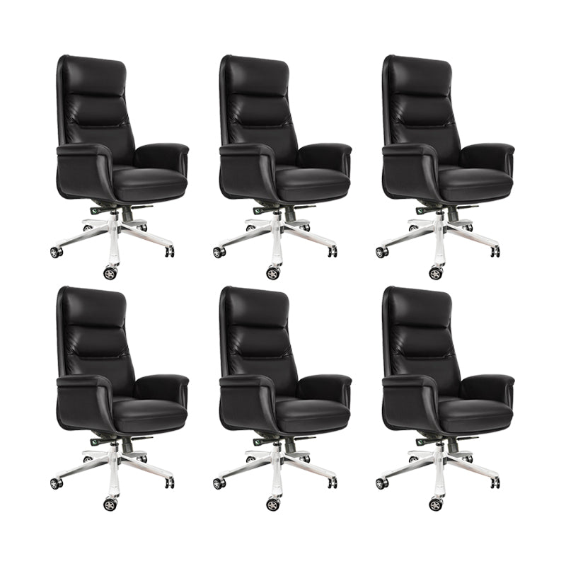 Padded Arms Executive Chair Modern Office High Back Managers Chair