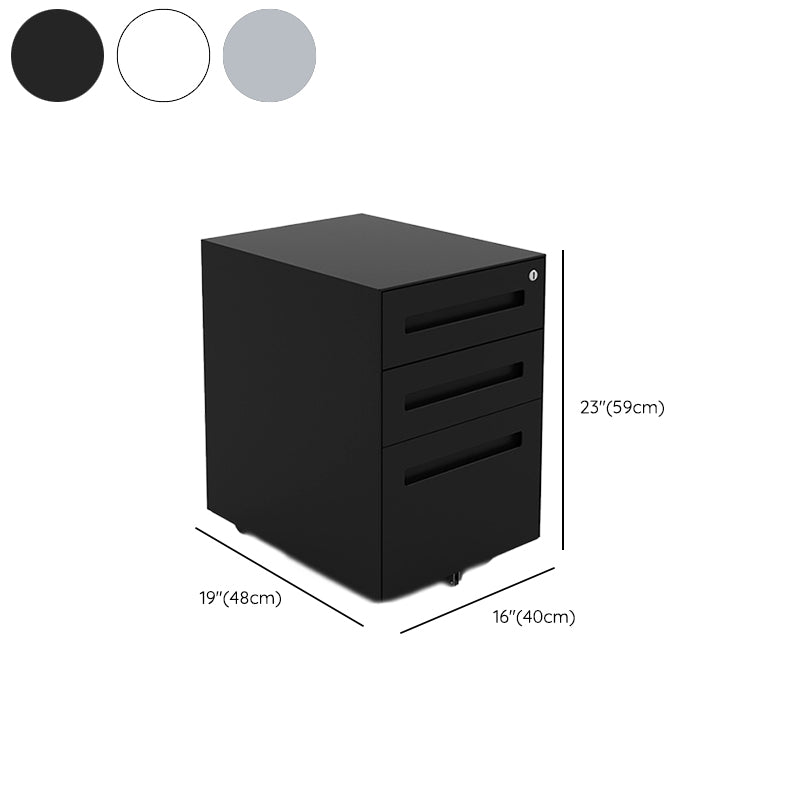 Traditional Steel Cabinet with Locking Drawers Filing Cabinet for Office