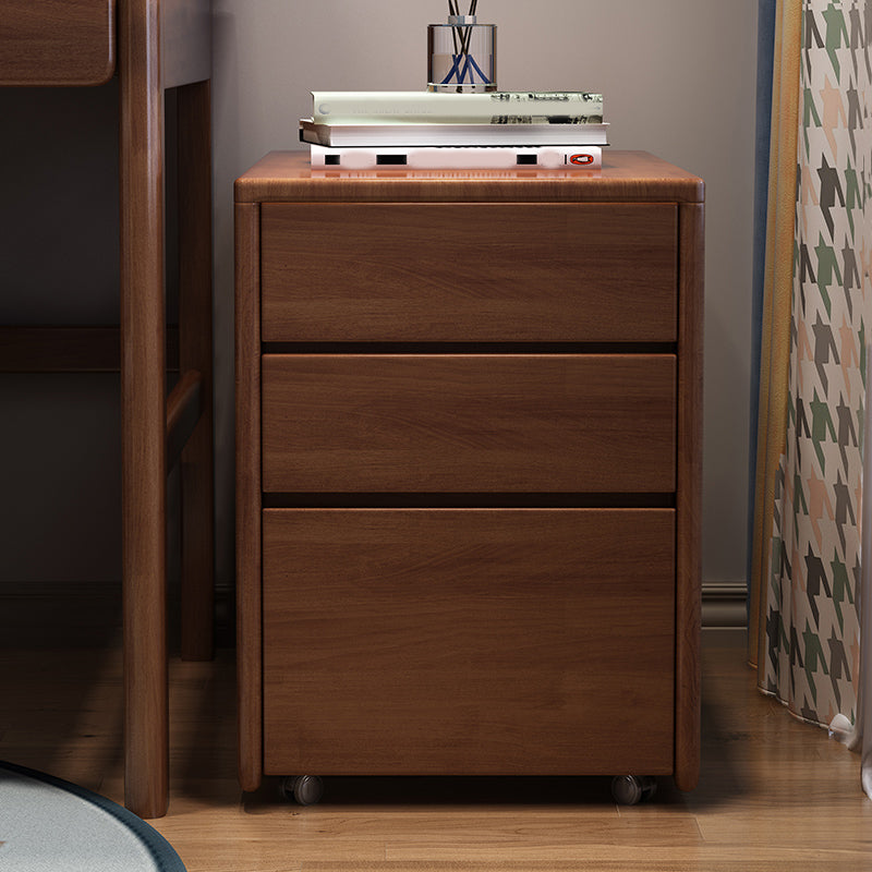 Traditional Style Vertical Filing Cabinet Wood Filing Cabinet with Storage