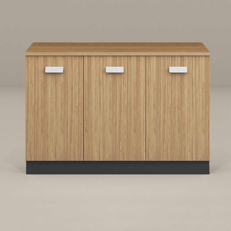 Nordic Style File Cabinets Solid Wood Solid Color Horizontal File Cabinet Office