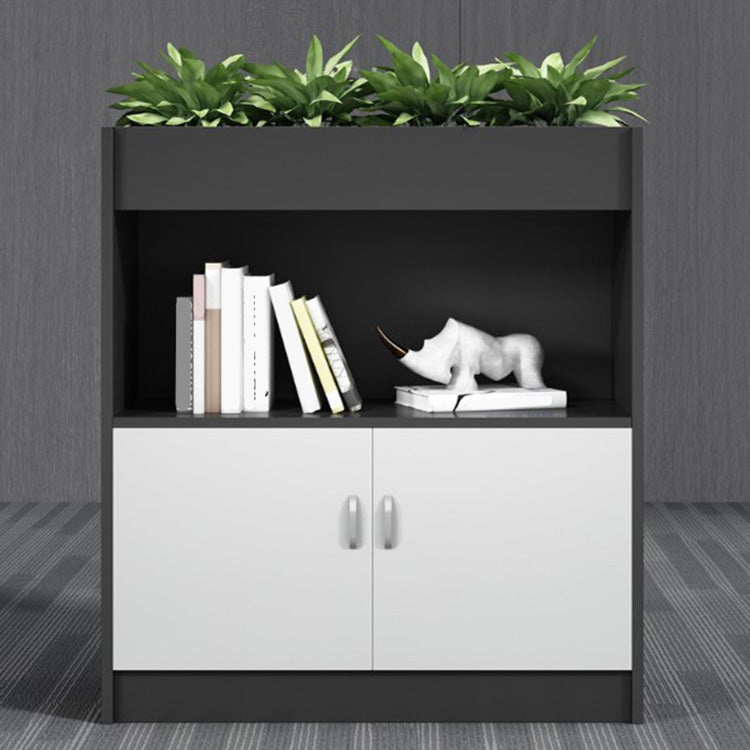 Wood File Cabinet Nordic Style Storage Shelves Locking Vertical File Cabinet