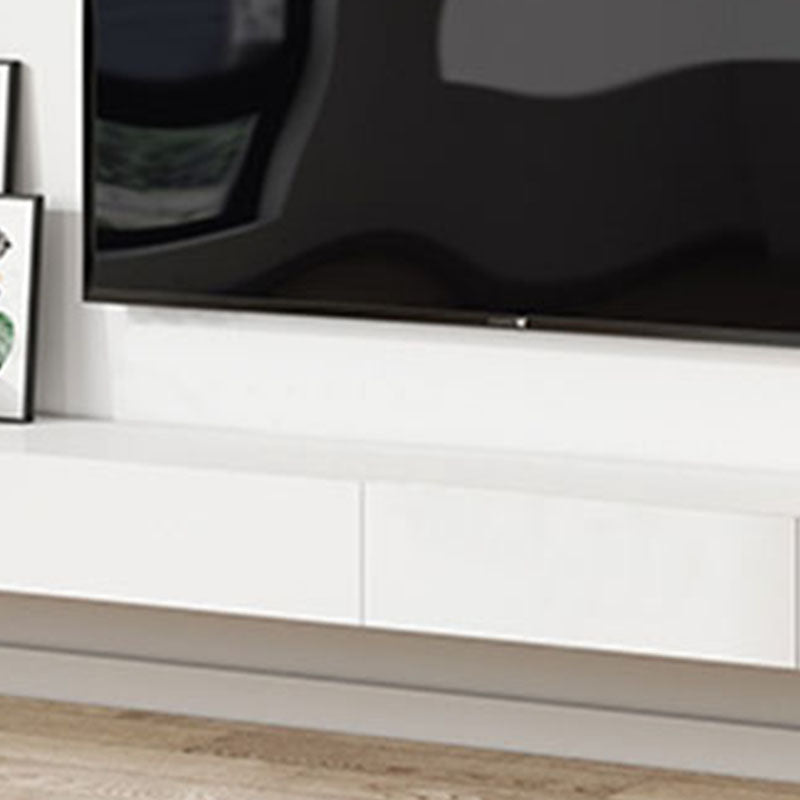 Modern TV Stand - Floating Mount TV Console in Black/ White/ Gray