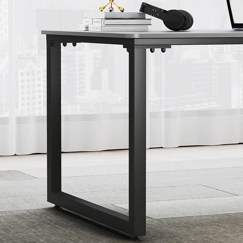 Industrial Writing Desk Rectangular Stone Office Desk for Home